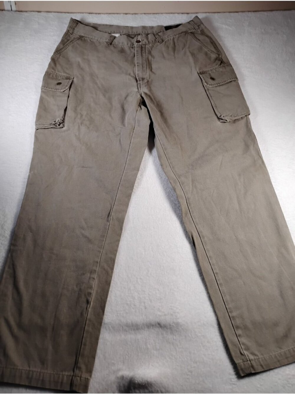 Vintage Orvis Mens Cargo Pants Utility Outdoor Hiking Gorpcore Sz 38 Light Brown